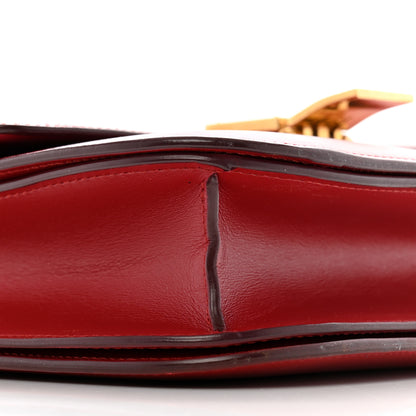 Celine Box Calfskin Medium Classic Box Flap Bag Red 10 of 15