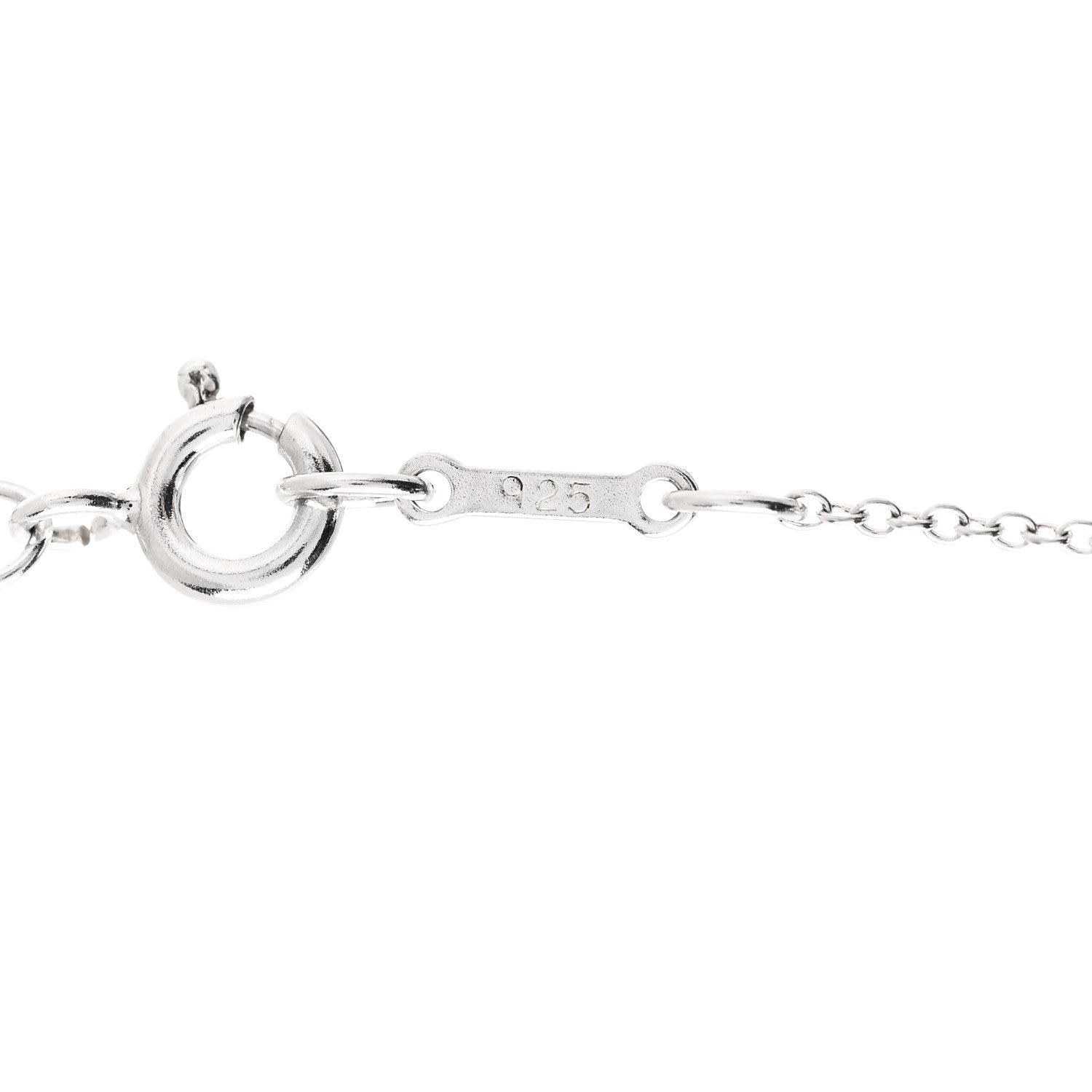 Tiffany Sterling Silver 16mm Elsa Peretti Open Heart Pendant Necklace 6 of 7