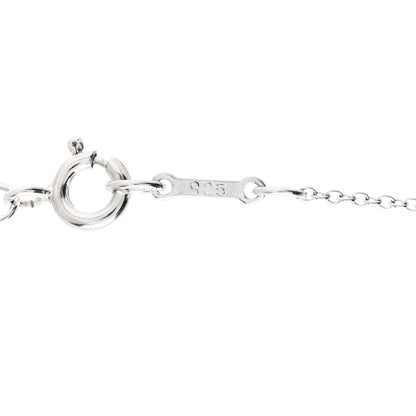 Tiffany Sterling Silver 16mm Elsa Peretti Open Heart Pendant Necklace 6 of 7