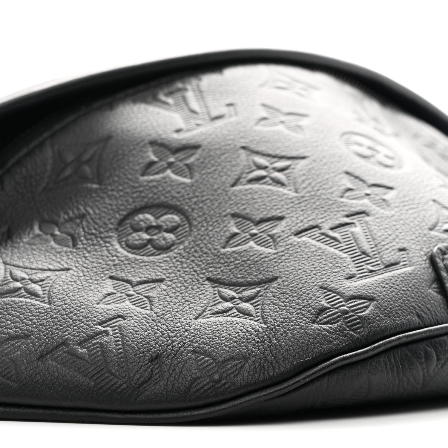 Louis Vuitton Calfskin Monogram Shadow Discovery Bumbag Black 8 of 9