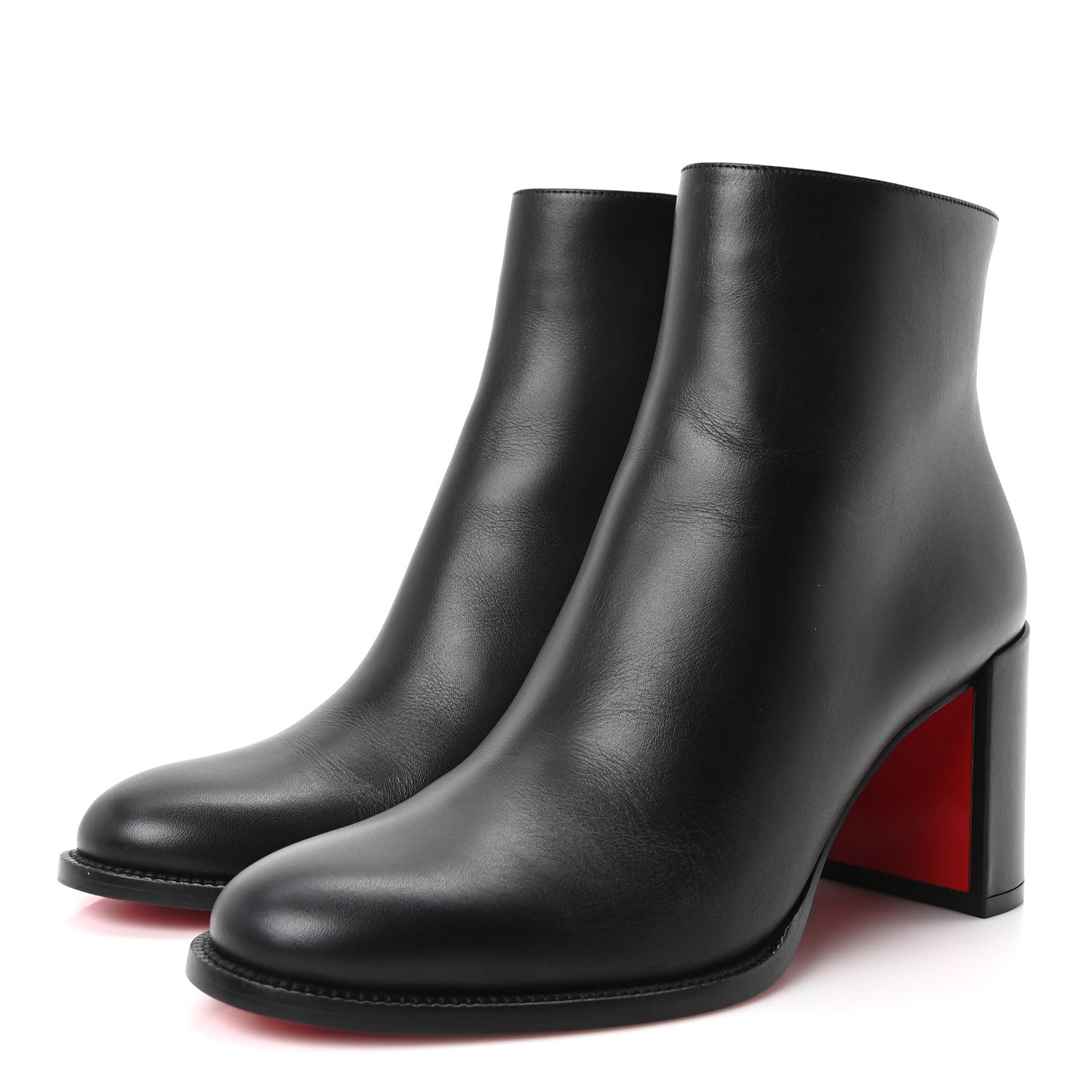 Christian Louboutin Calfskin Adoxa 70 Ankle Boots 37 Black 4 of 9