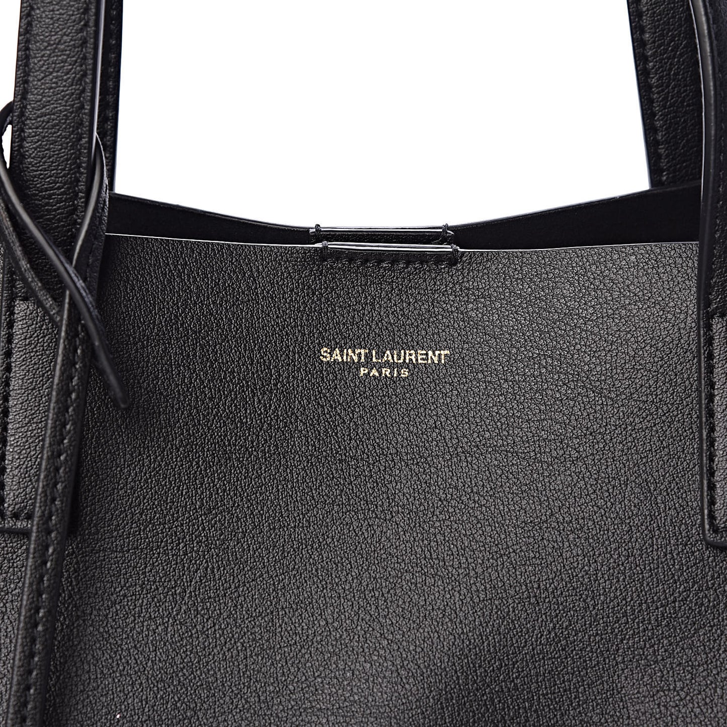 Calfskin Large Shopping Tote Black