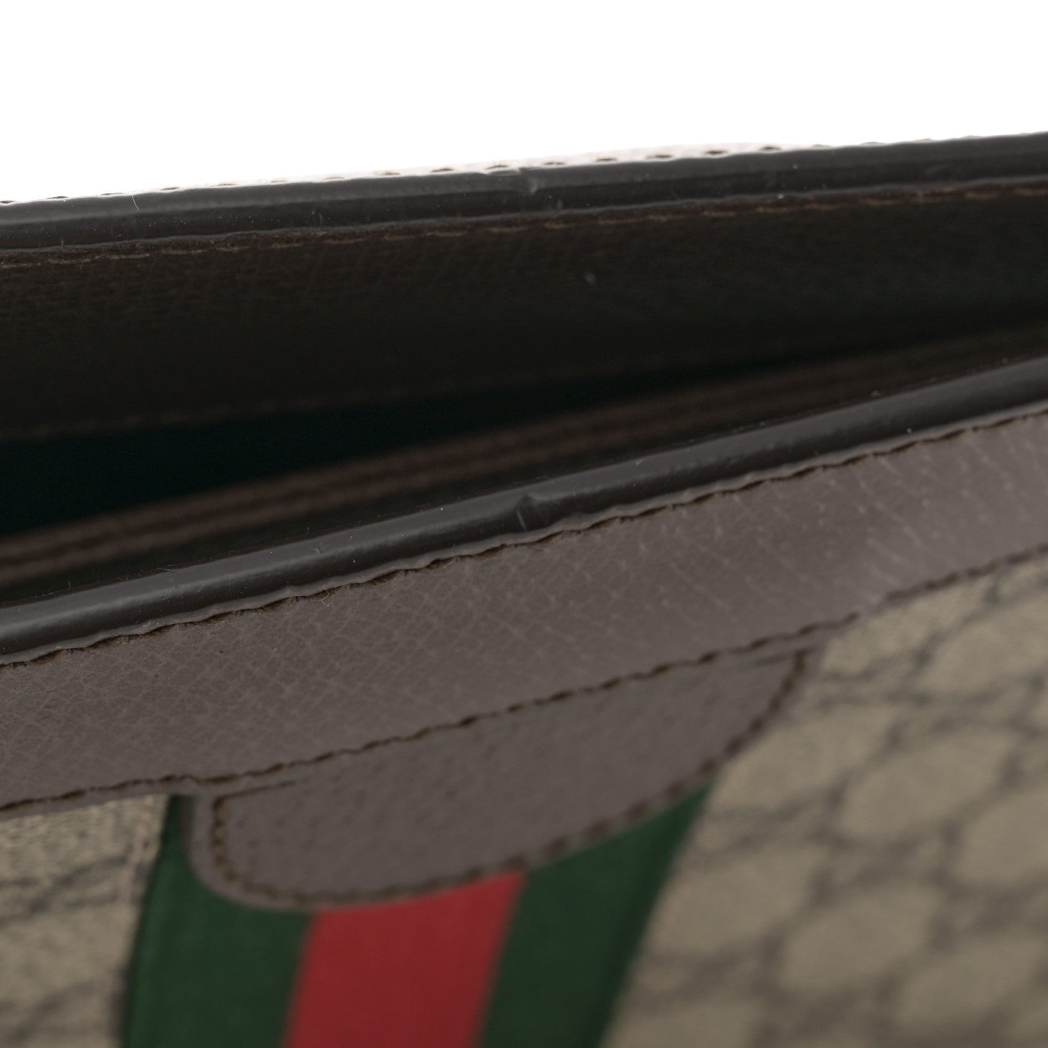 Gucci GG Supreme Monogram Web Medium Ophidia Chain Shoulder Bag Brown 13 of 13