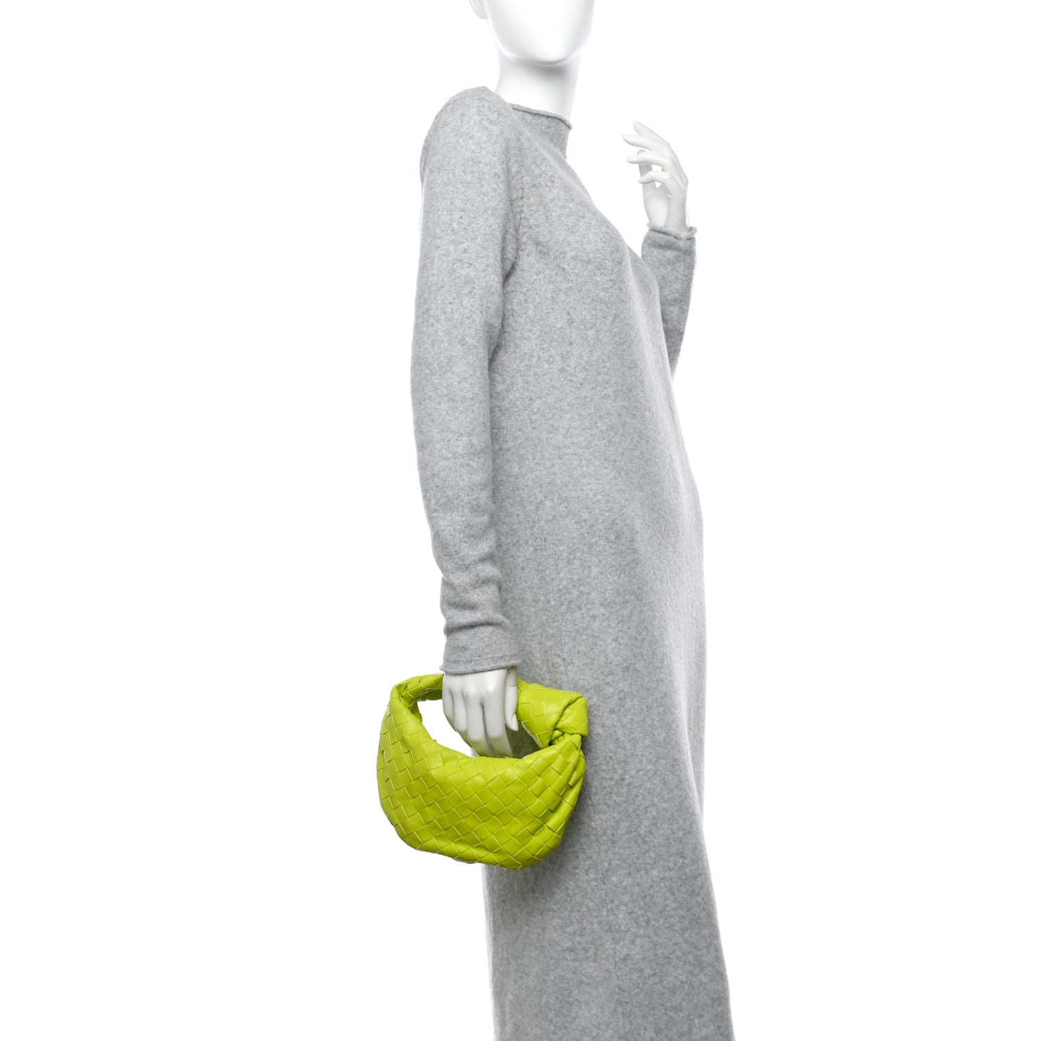 Bottega Veneta Nappa Intrecciato Mini Jodie Kiwi 2 of 10