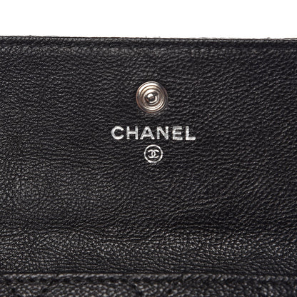 Chanel Caviar Quilted Wallet On Removable Chain Insert Black 6 of 7
