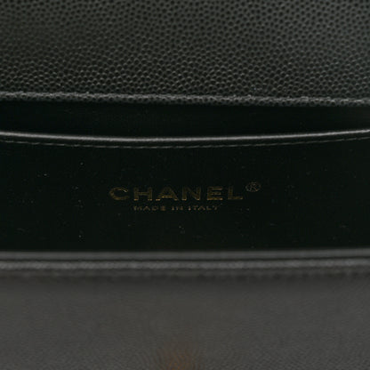 Chanel Caviar Quilted Small Boy Flap Black 5 of 10