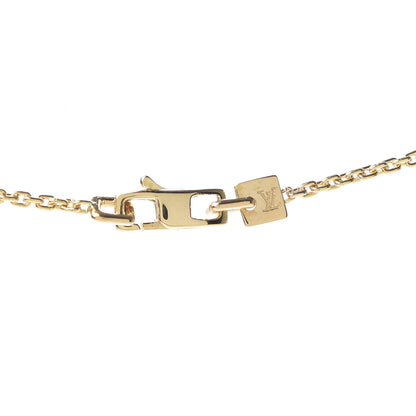 Louis Vuitton 18K Yellow Gold Diamond ID Nameplate Necklace 5 of 5