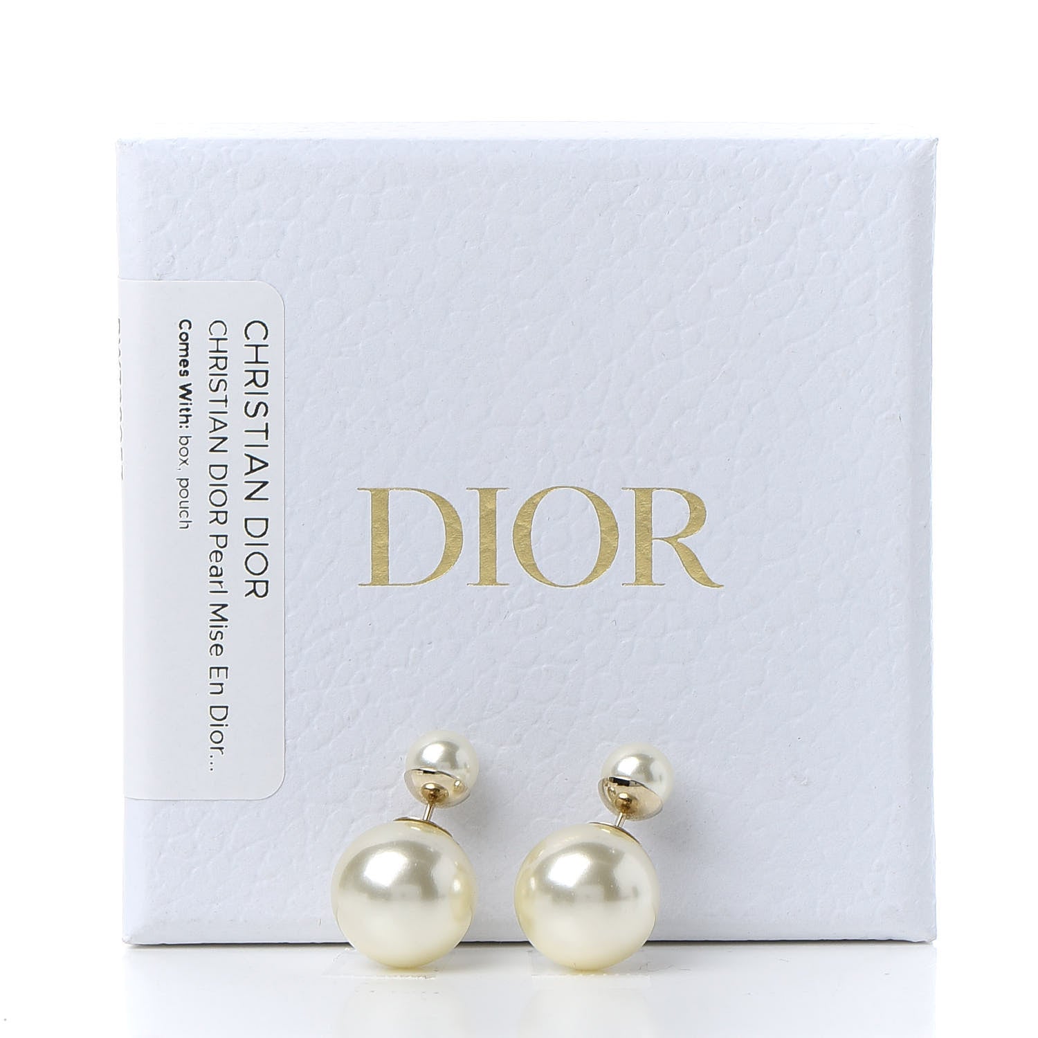 Christian Dior Pearl Mise En Dior Tribal Earrings 5 of 5