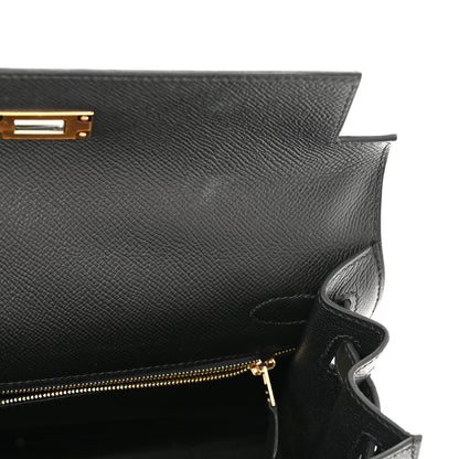 Hermes Epsom Kelly Sellier 28 Black 11 of 12