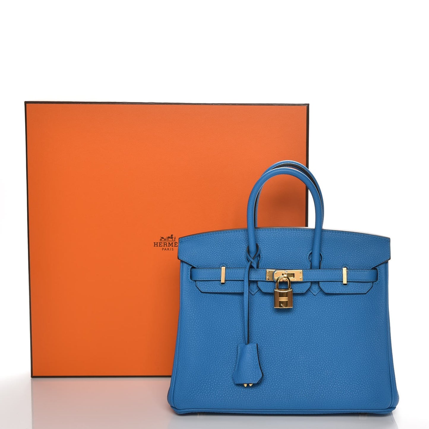 Togo Birkin 25 Bleu Zanzibar