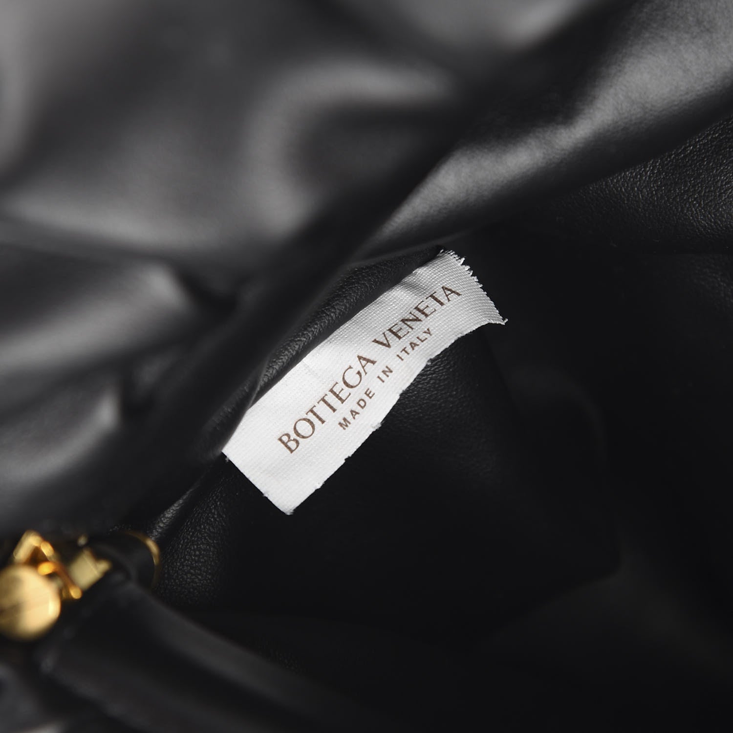 Bottega Veneta Calfskin The Pouch Chain Black 6 of 9
