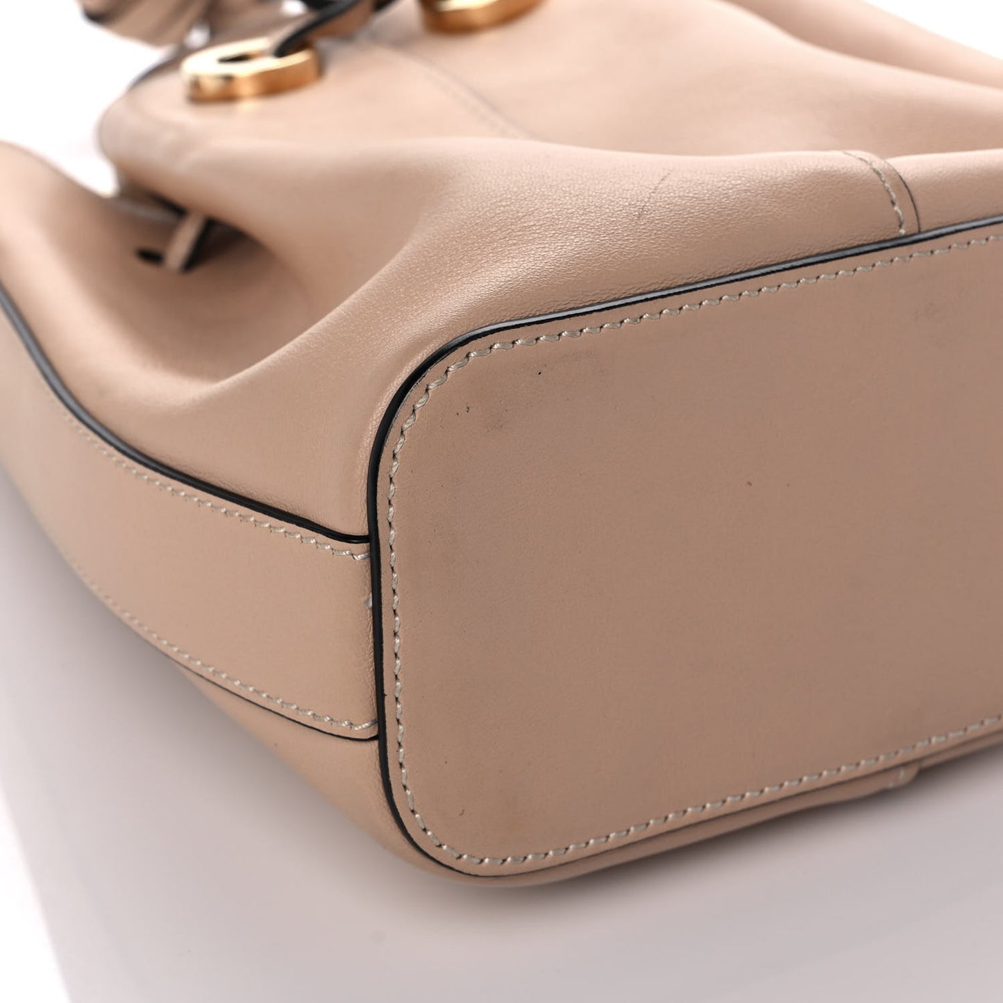 Calfskin Gala Small Bucket Bag Blush Nude