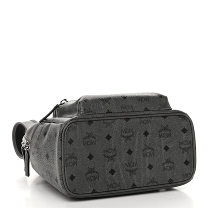 MCM Visetos Small Stark Backpack Phantom Grey 4 of 10