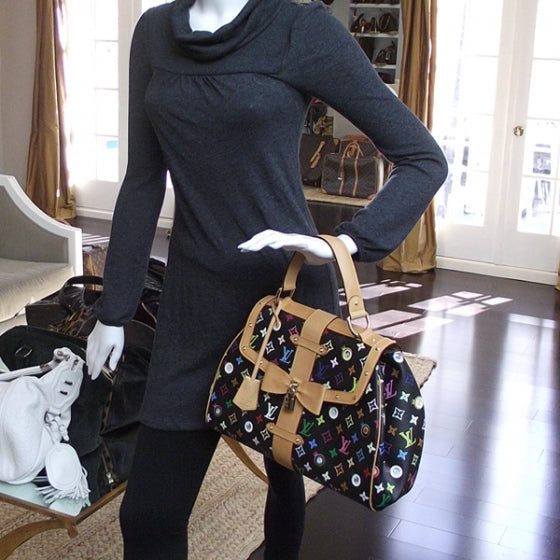 Monogram Multicolor Murakami Eye Love You Black