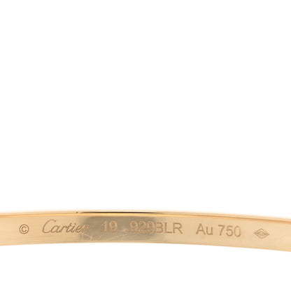 Cartier 18K Yellow Gold Small LOVE Bracelet 19 4 of 6