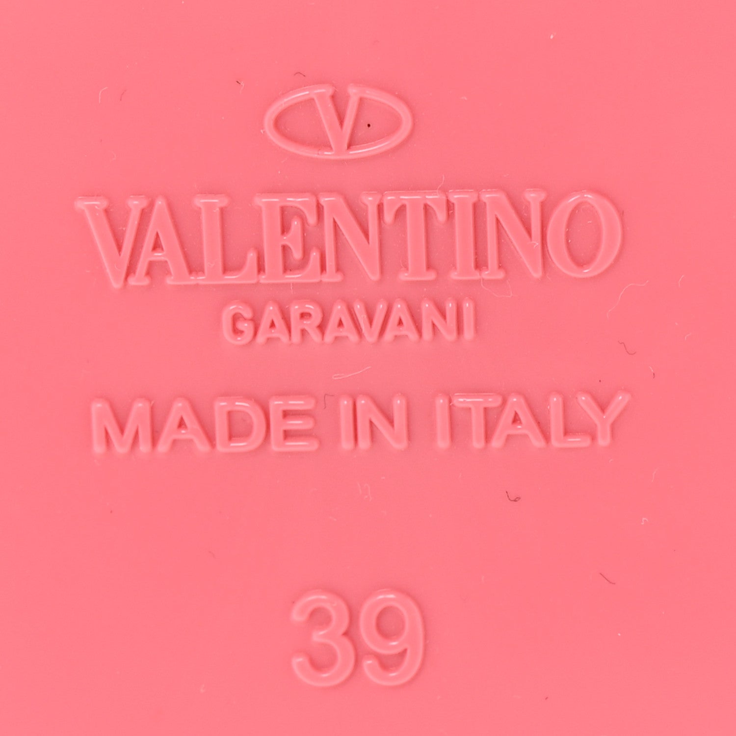 Valentino Garavani PVC Jelly Rockstud Caged Flat Thong Sandals 39 Sweet Pink 7 of 9