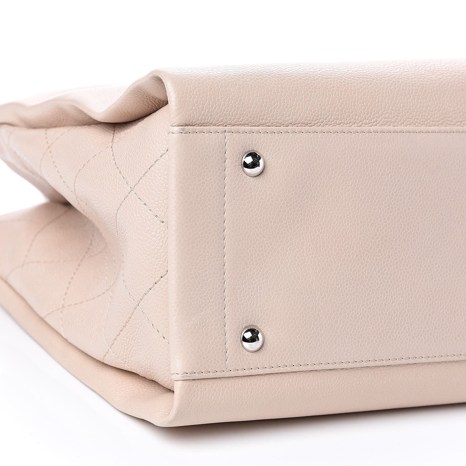 Chanel Caviar CC Tote Beige 9 of 14