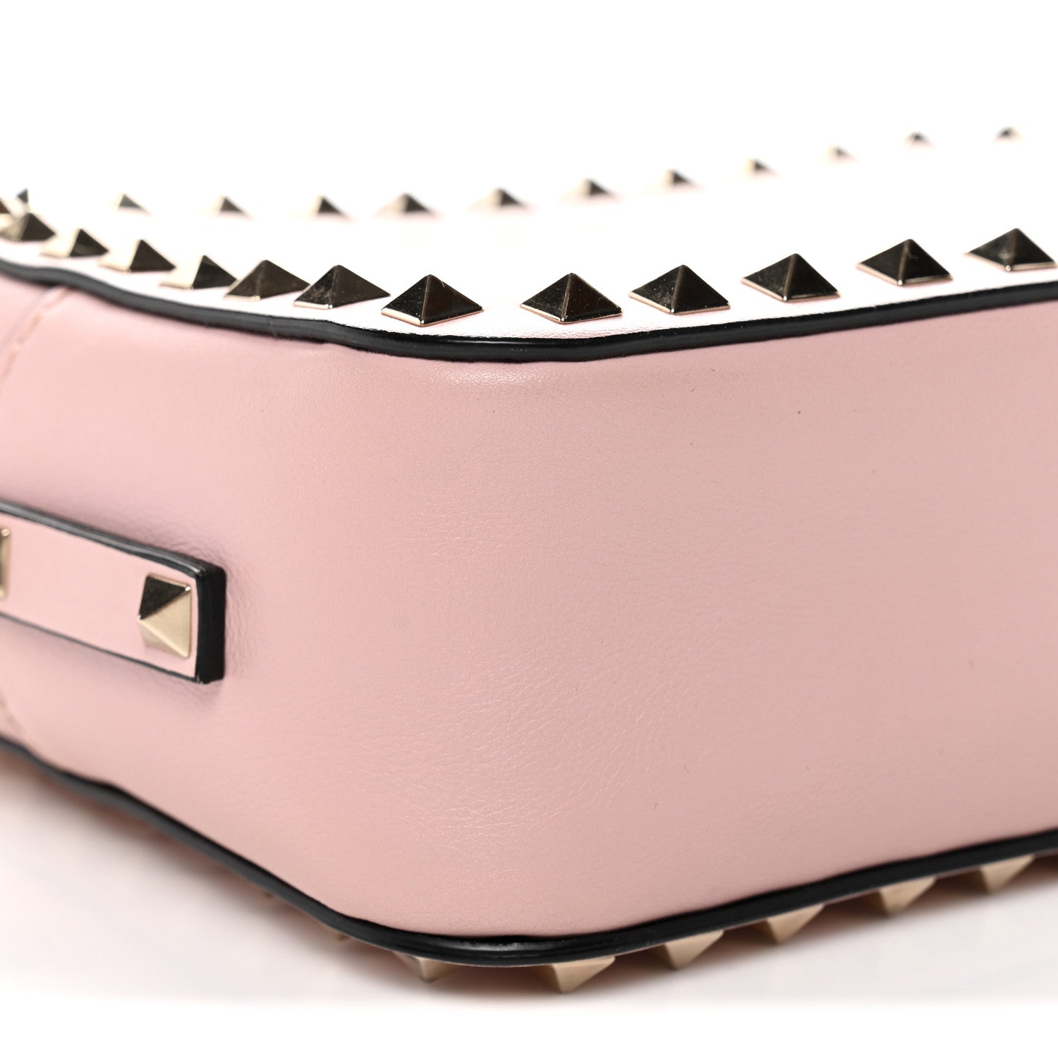 Valentino Garavani Calfskin Rockstud Camera Crossbody Bag Water Rose 8 of 9