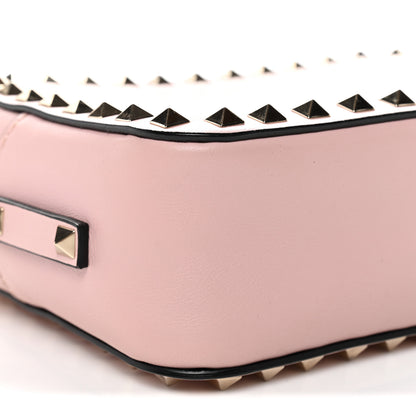 Valentino Garavani Calfskin Rockstud Camera Crossbody Bag Water Rose 8 of 9