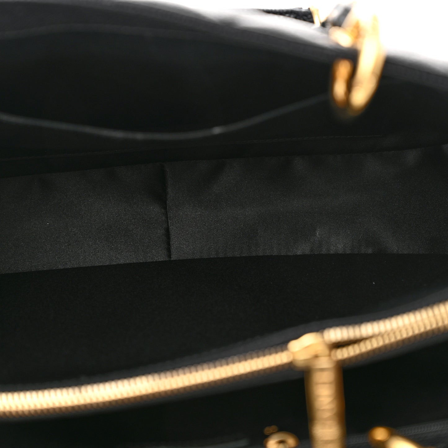 Caviar Quilted Grand Shopping Tote GST Black