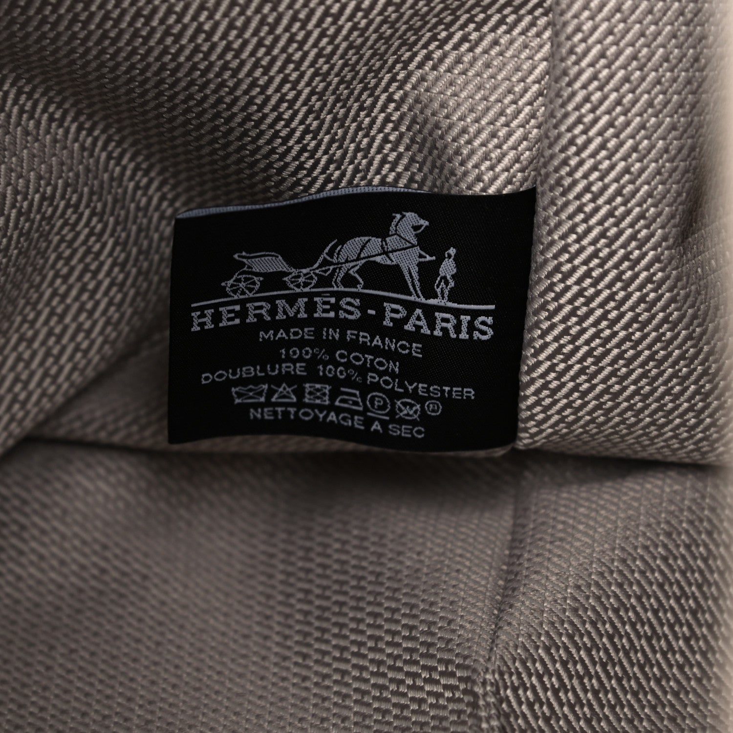 Hermes Canvas Small Bride-A-Brac Pouch Natural Orange 5 of 7