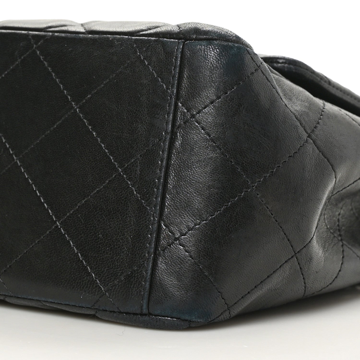 Chanel Lambskin Quilted Maxi Single Flap Black 10 of 10