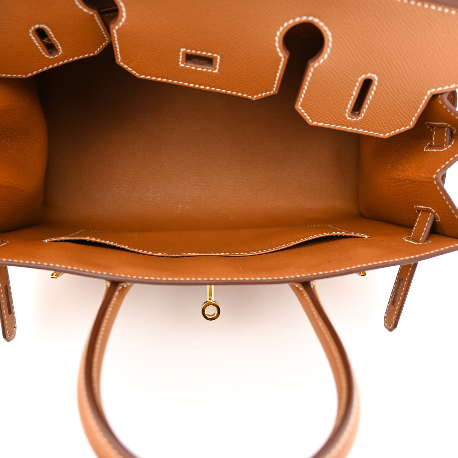 Hermes Madame Calfskin Birkin Sellier 30 Gold 5 of 10