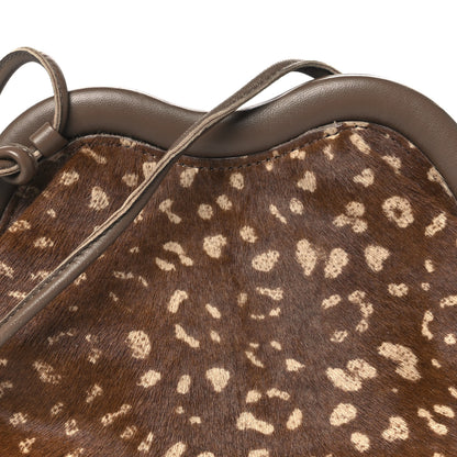 Mansur Gavriel Pony Hair Baci Bag Caramel Bambi Desert 7 of 9