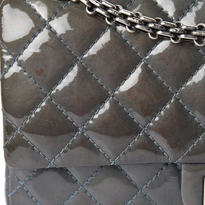 Chanel Patent Quilted 2.55 Reissue 225 Flap Blue 14 of 22