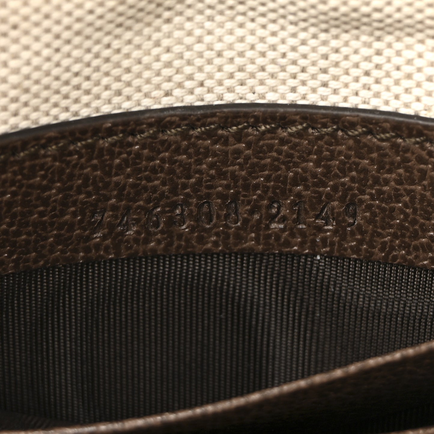 GG Supreme Monogram Web Mini Ophidia Bag Beige Ebony