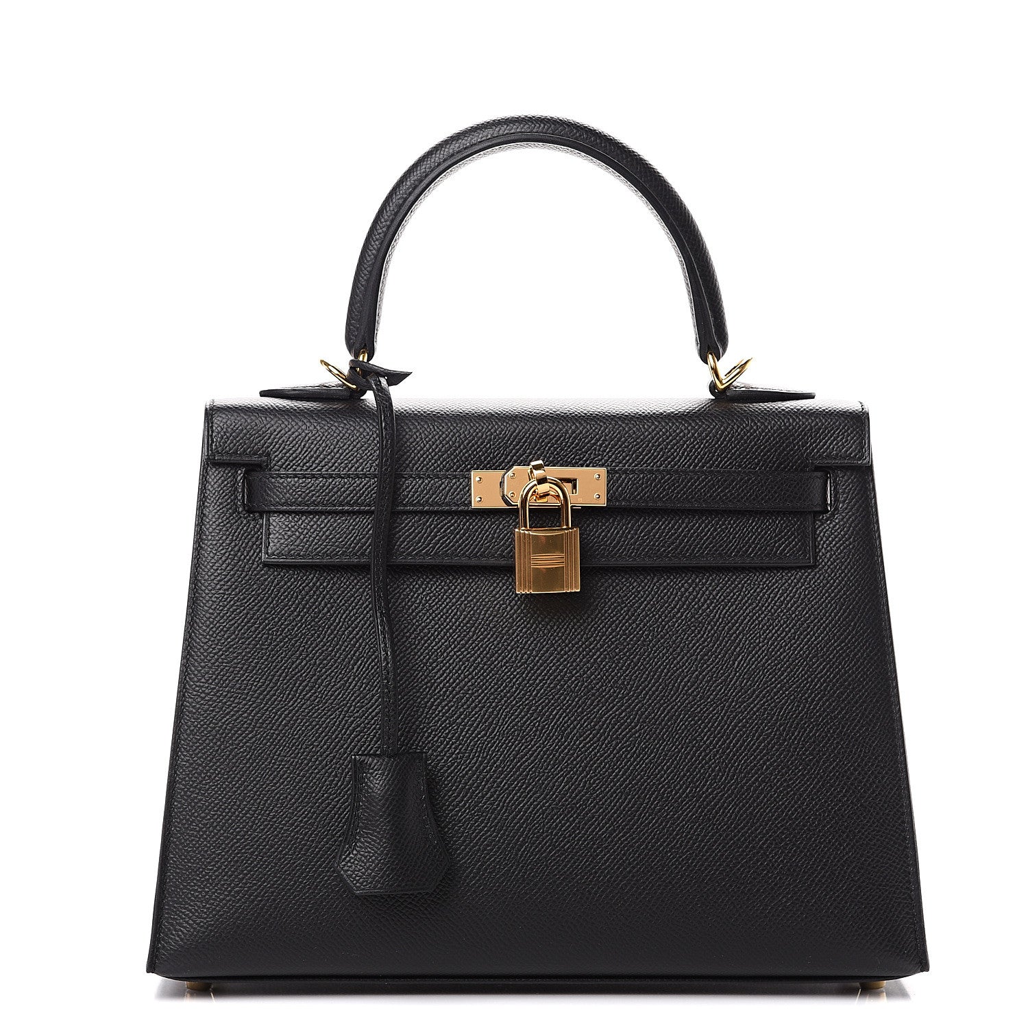 Hermes Epsom Kelly Sellier 25 Black 1 of 10