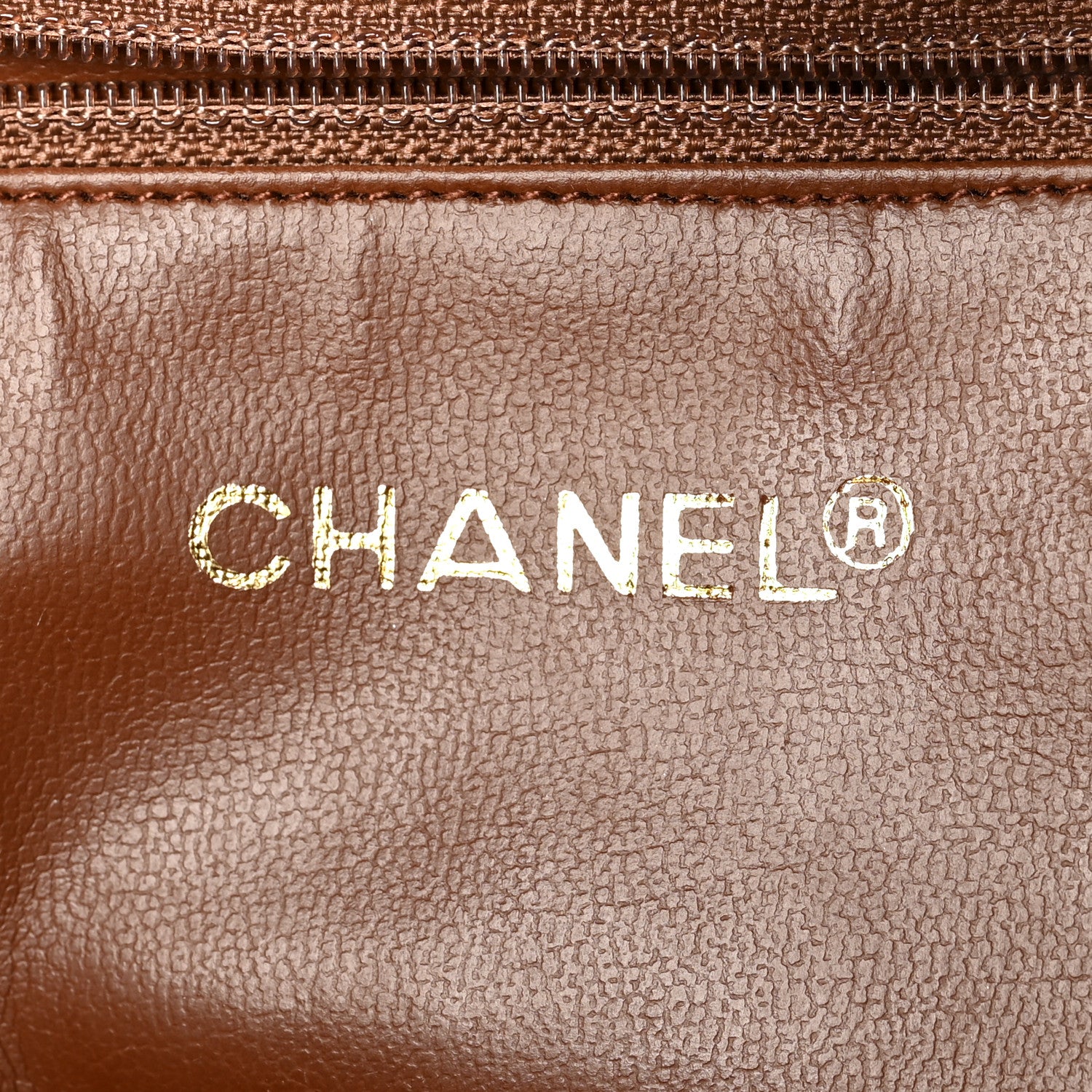 Chanel Lambskin Quilted Satchel Brown 5 of 9
