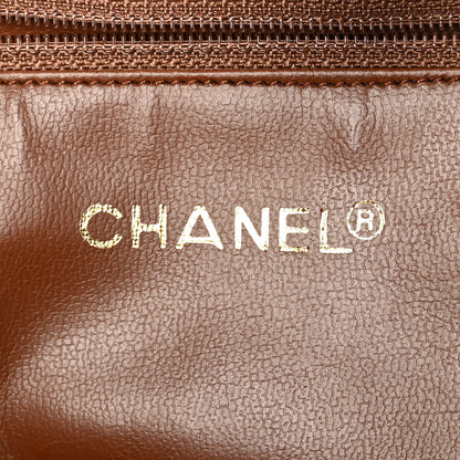 Chanel Lambskin Quilted Satchel Brown 5 of 9