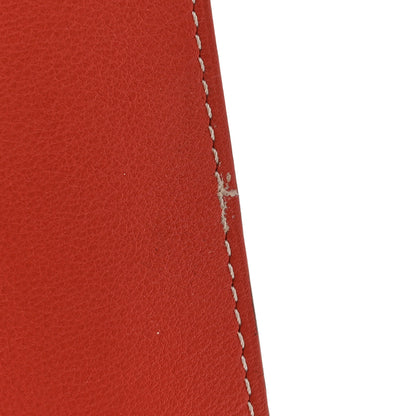 Hermes Swift Dogon Duo Wallet Sanguine Crevette 10 of 10