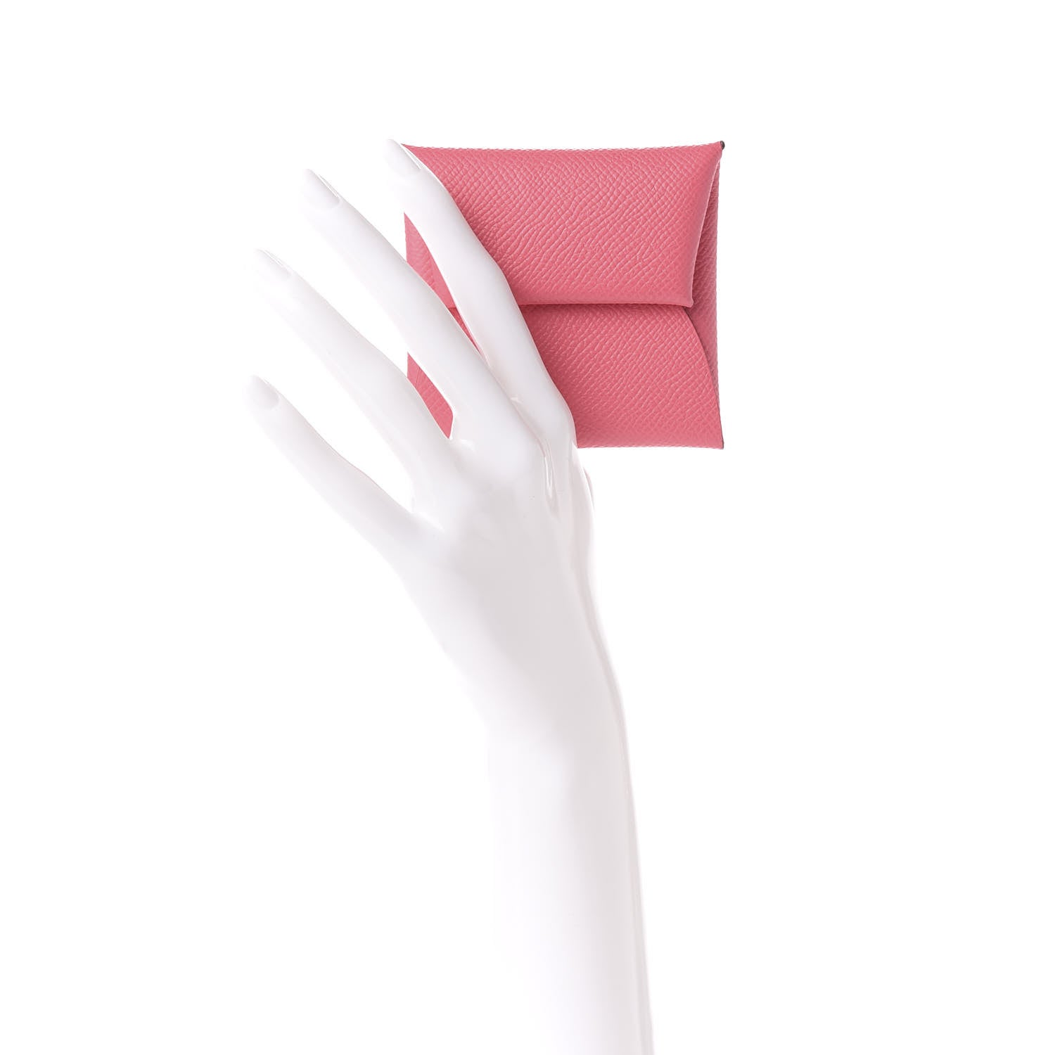 Hermes Epsom Bastia Coin Purse Rose Azalee 2 of 6