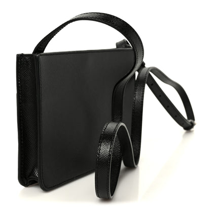 Prada Saffiano Crossbody Bag Black 3 of 11