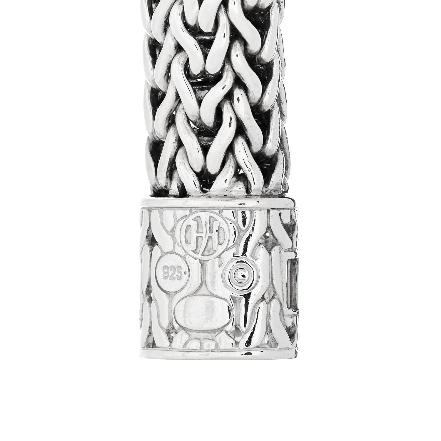 John Hardy Sterling Silver Diamond XL Classic Chain Bracelet 3 of 4