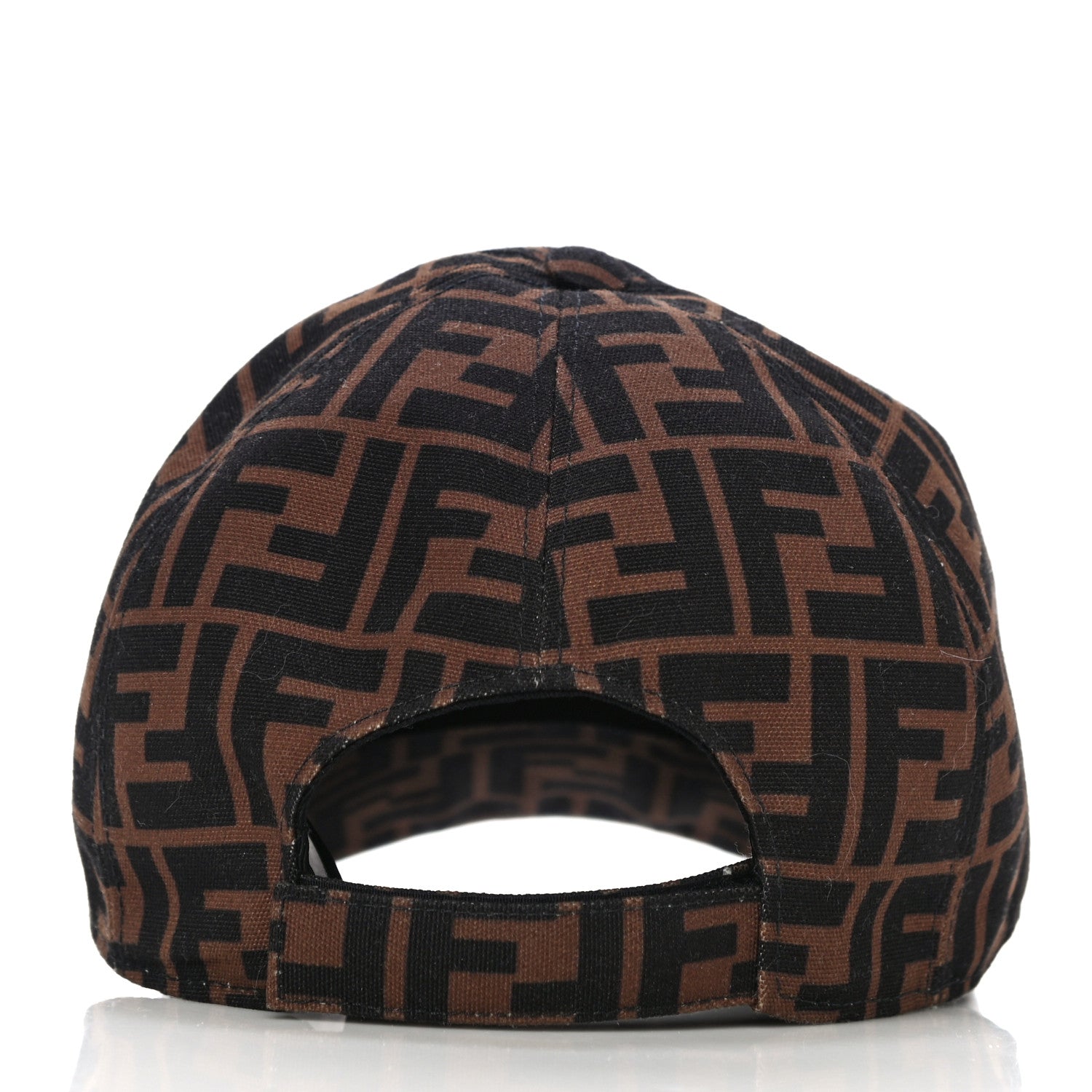 Fendi Canvas FF Reloaded Baseball Hat Tobacco White 4 of 8