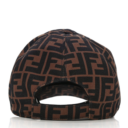 Fendi Canvas FF Reloaded Baseball Hat Tobacco White 4 of 8