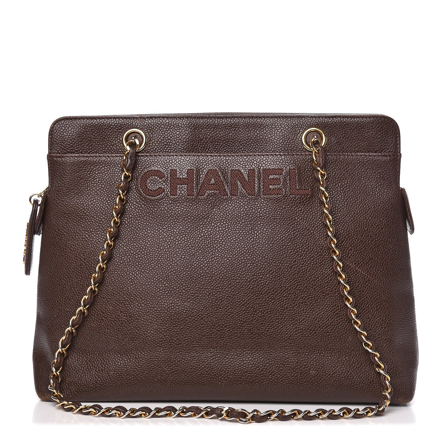 Chanel Caviar Shoulder Bag Brown 1 of 23