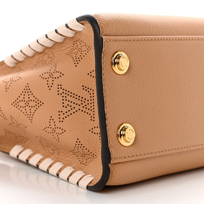 Louis Vuitton Calfskin Mahina Braided On My Side PM Arizona Brown 7 of 8
