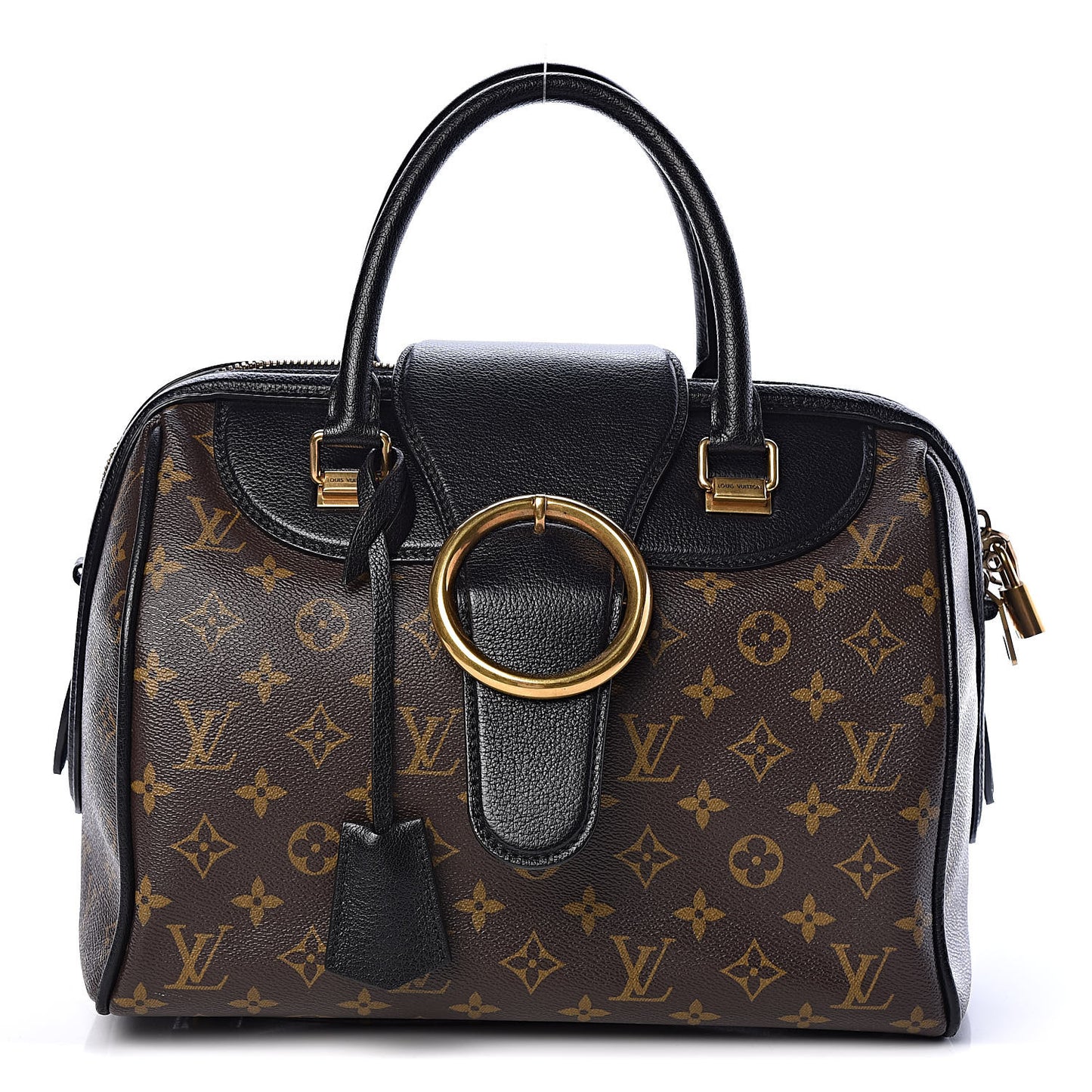 Monogram Golden Arrow Speedy Black