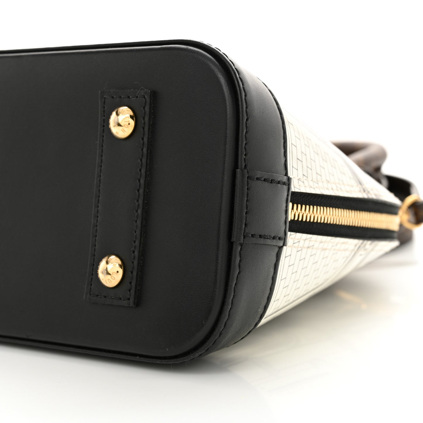 X FORNASETTI Calfskin Architettura Alma BB Black White