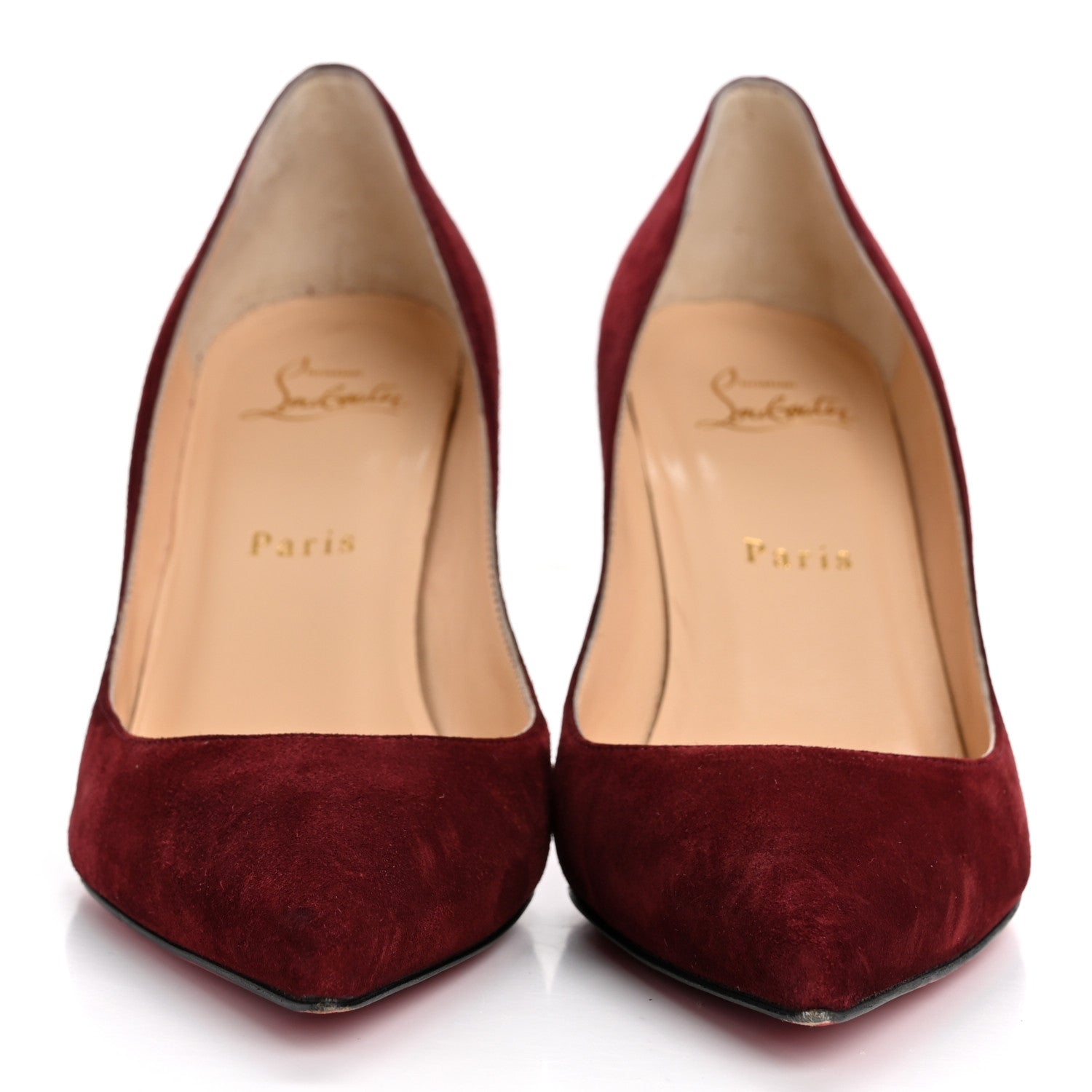 Christian Louboutin Veau Velours Apostrophy 85 Pumps 37 Orthodoxe 3 of 10