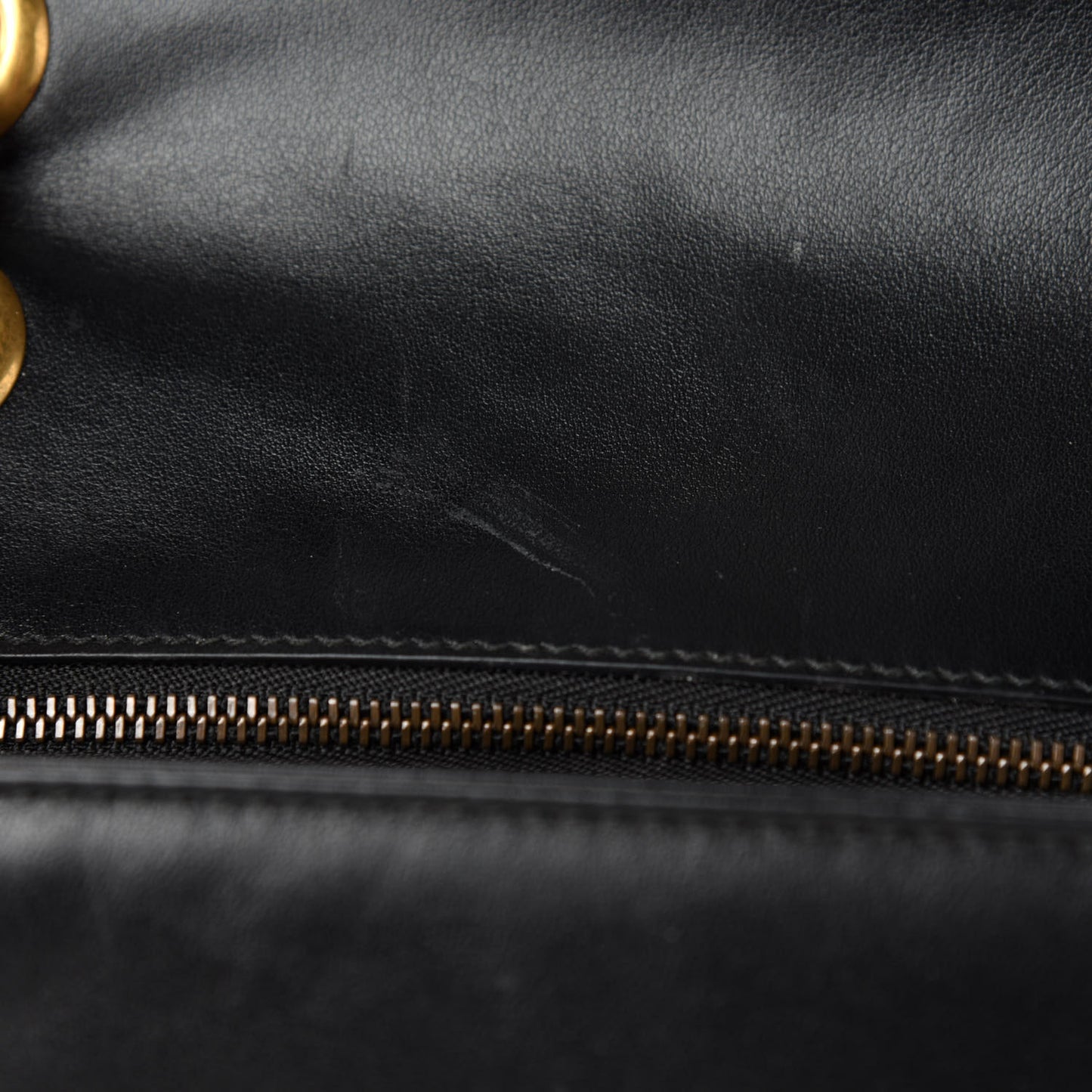 Calfskin Matelasse Small GG Marmont Shoulder Bag Black
