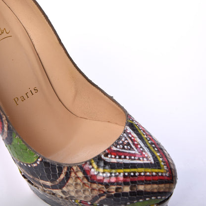 Christian Louboutin Python Masai Bianca 140 Pumps 36 Multicolor 14 of 15