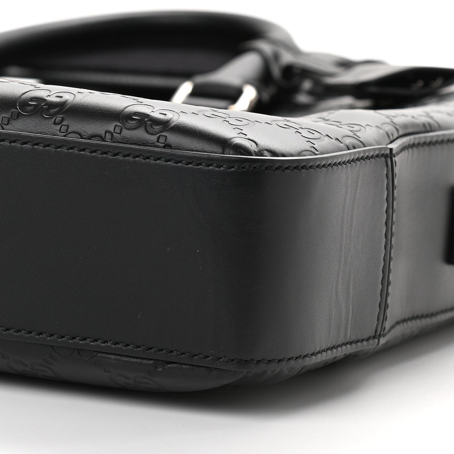 Guccissima Signature Briefcase Black