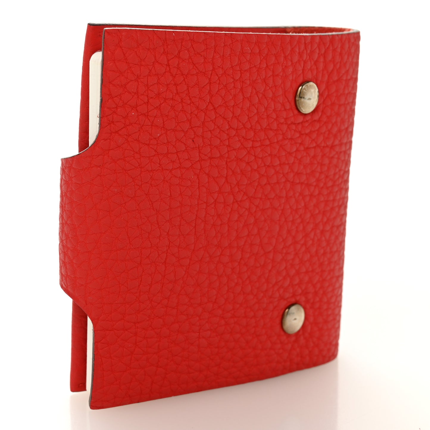 Taurillon Clemence Ulysse Mini Notebook Rouge De Coeur