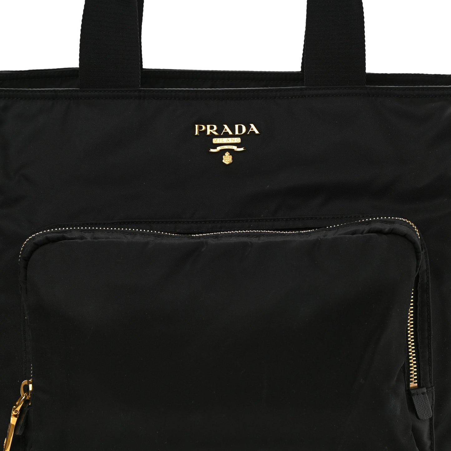 Nylon Vela Baby Bag Black