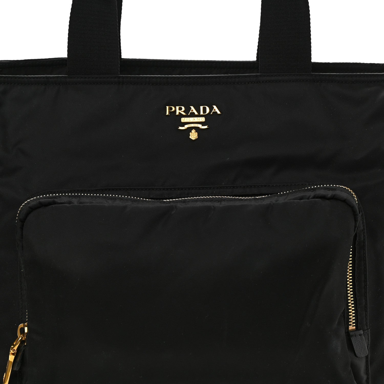 Prada Nylon Vela Baby Bag Black 9 of 13